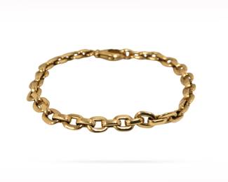 Cartier Meplat 18K Yellow Gold Oval Cable Link Bracelet