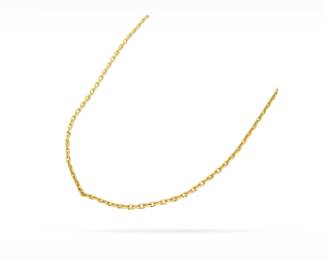 Van Cleef & Arpels 18K Yellow Gold Chain Necklace