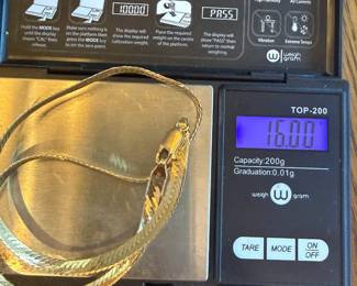 herringbone chain	14K	15.99g