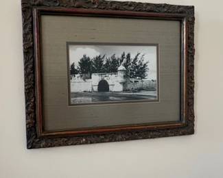 Vintage San Juan Gate Framed Art Print