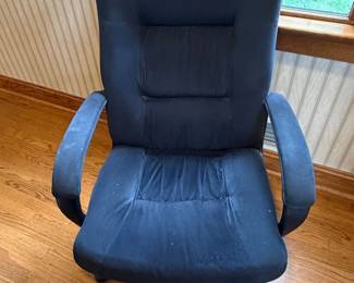 HighBack Executive Swivel Office Chair in Navy Fabric