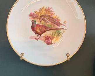 Vintage Pheasant Game Bird Decorative Plate  Weatherby Hanley Royal Falcon Ware