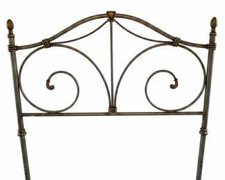 Vintage French Country Style Metal Headboard second image