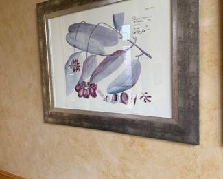 Silver framed Botanical Prints