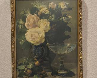 Antique Floral Picture
