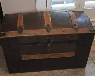 Camel Back Antique Trunk