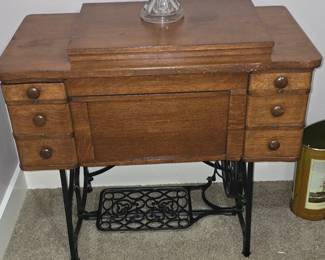 Antique Sewing Machine Base