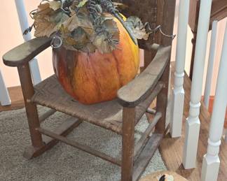 Fall Decor - Childs Rocker