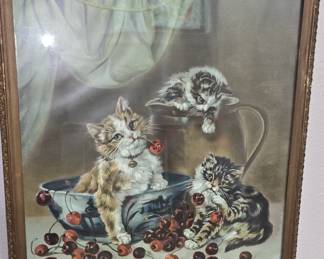 Antique Kitty Picture
