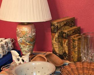 Pair Lamps - Pottery