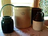 CROCKS and Stone JUGS