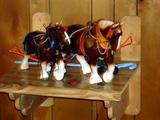 Clydesdale team figurines