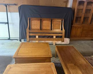 The Lorraine collection headboard, from White Fine Furniture Co.