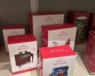 Hallmark Keepsake Christmas ornaments boxed lot, 2016 series