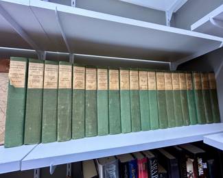 Theodore Roosevelt memorial edition book set, ~20 volumes