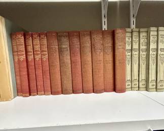 Antique cloth-bound book lot, Little Master Pieces & character series