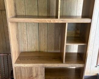 Oak Shelving Unit