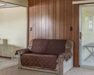 Convertible love seat/sleeper