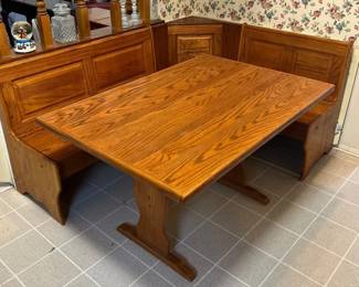 Nook Dining Bench And Table