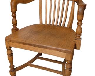 Vintage Oak Armchair