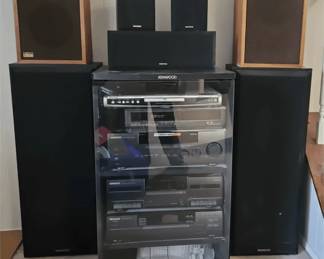Kenwood Stereo Tower W Speakers