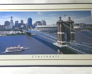 Cincinnati Photograph Print Signed By J. Miles Wolf