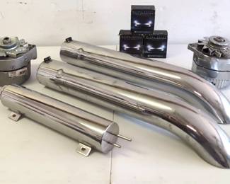Chrome Pipe Extensions, Alternators And More Auto Parts