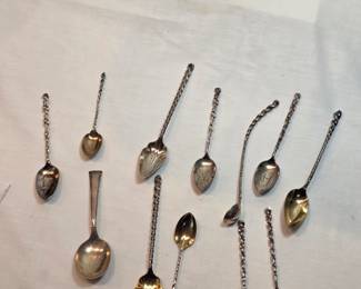 Sterling Spoons Lot A