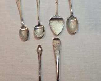 Miscellaneous Sterling Silver Spoons Lot