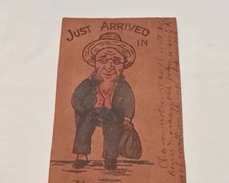 Leather Postcard From Durham Nh