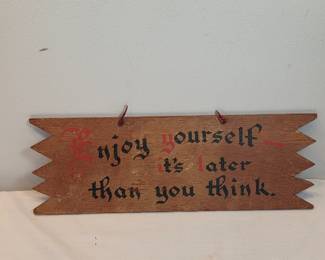 Old Wood Camp Sign