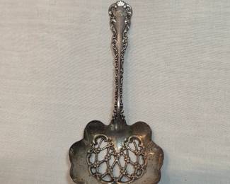 Sterling Silver Straining Spoon