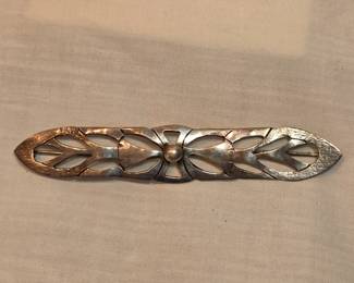 Old Sterling Silver Brooch