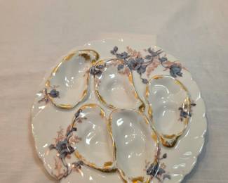 Antique Oyster Plate A
