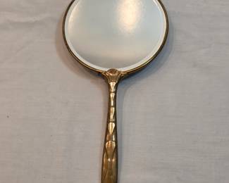 Antique Brass Mirror
