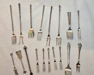 Small Sterling Silver Forks Lot