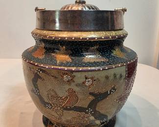 Antique Japanese Biscuit Jar