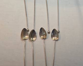 Sterling Silver Drink Spoons