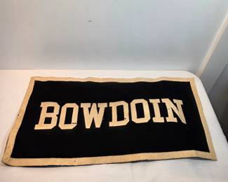 Antique Bowdoin College Banner