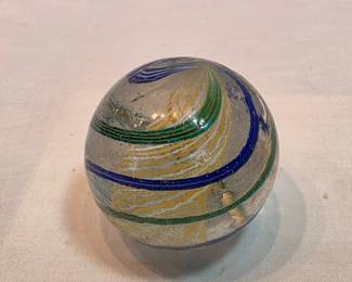 Antique Lattice Swirl Shooter Marble