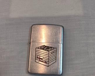 Old Advertising Zippo
