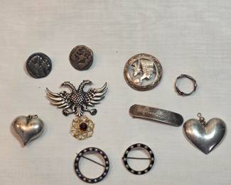 Sterling And Costume Jewelry Lot