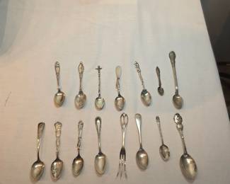 Collectible Sterling Spoons Lot