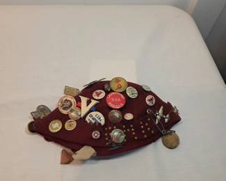 Old Hat With Buttons 