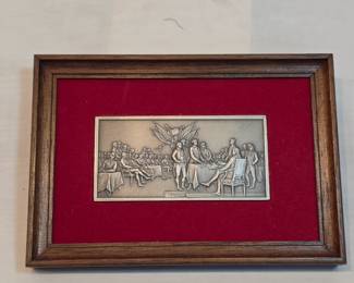 Declaration Of Independence Collectible Pewter