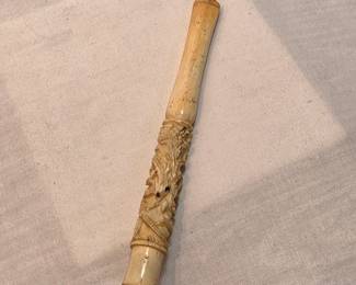 Antique Ivory Or Bone Cigarette Holder