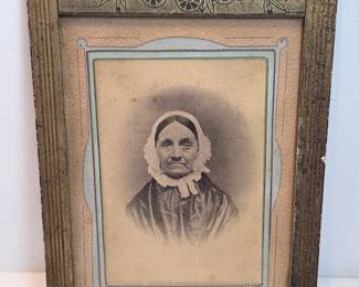 Old Cabinet Card Photo Of Mary Proctor Born 1781