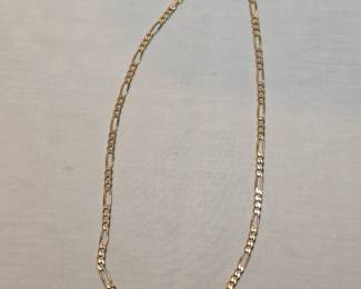 14k Gold Herringbone Necklace