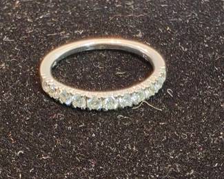 14k Gold Ring With Small Diamonds