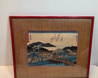 Antique Framed Block Print